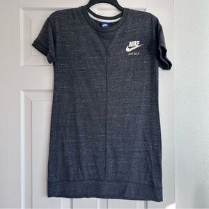 Nike Charcoal Speckled Tee Dress with White Tag